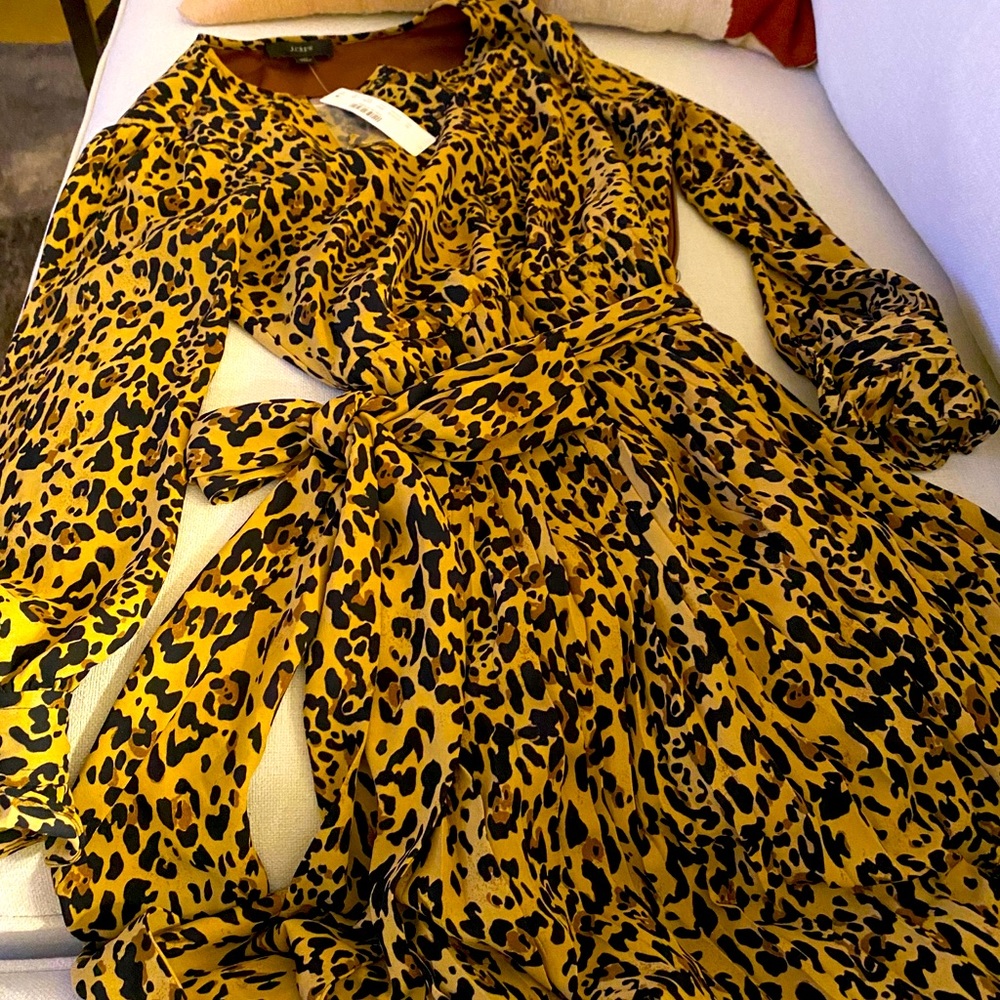 Cheetah print dress